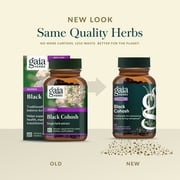 Gaia Herbs Black Cohosh - مكمل دعم انقطاع الطمث للمساعدة في دعم توازن الهرمونات والصحة للنساء* - مع Black Cohosh - 60 كبسولة نباتية سائلة (60 حصة)