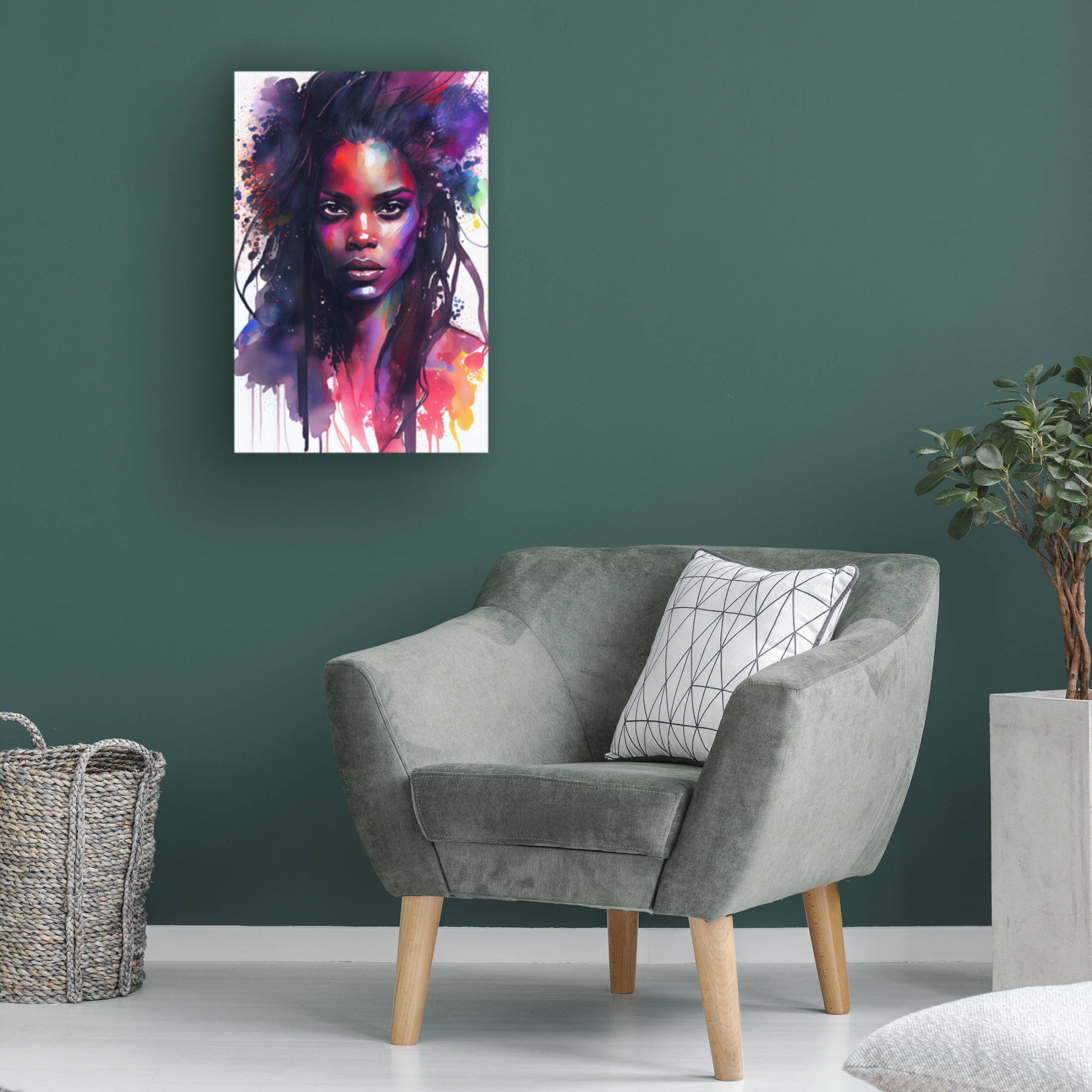 Canvas Wall Art - Sasha 'Rise VI' Wall Art for Living Room, Bedroom, or Office Décor by Trademark Fine Art - 22 x 32 Inches