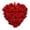 Red, variant on Valentine's Day Heart Wreath for Door - Elegant Heart Shape Wall for Seasonal Atmosphere and Home Décor