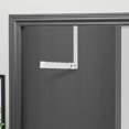 thumbnail image 3 of Over The Door Hooks Hanger, 1 Pack Collapsible Folding Over The Door Organizer Rack Space Saving Hanging Storage Hanger for Clothes, Coats, Towels for Bedroom Bathroom White, 3 of 10