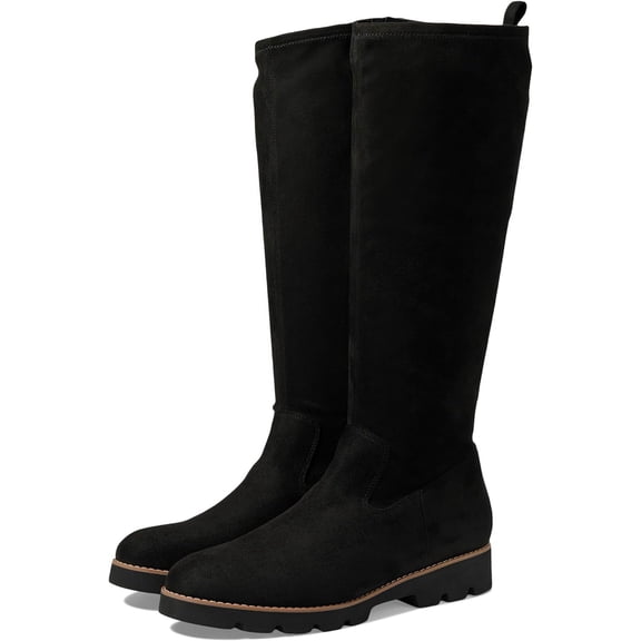 Vionic Womens Ashburn High Shaft Boots Black Microfiber 8.5M