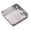 Silver2, variant on MKHSQHDG Today's Deals Stainless Steel Baking Tray for Oven Oven Rimming Bake Pan with Rack for Cakes Roasting and Casseroles Stainless Steel Square Cake Baking Pans Baking Pan with Rack