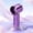 Purple, variant on ROLKFUK Electroplated Silver Handheld Misting Fan, USB Rechargeable Personal Portable Small Fan with Strong Airflow, Silent Mini Fan for Travel Office Outdoor
