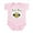 Petal Pink, variant on CafePress - Bay Bee Baby Bumblebee Infant Bodysuit - Baby Light Bodysuit, Size Newborn - 24 Months