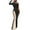 Black, variant on Mrat Jumpsuits Casual Dressy Women Casual Trendy Color Block Sleeveless Off-the-Shoulder Waist Jumpsuit Satin Cargo Pants S-246 White S