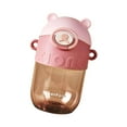 thumbnail image 3 of jinwen Water Cup Flip Straw Lid Toddler 600ml Leakproof Kids Water Bottle Water Jug for Pink, 3 of 9