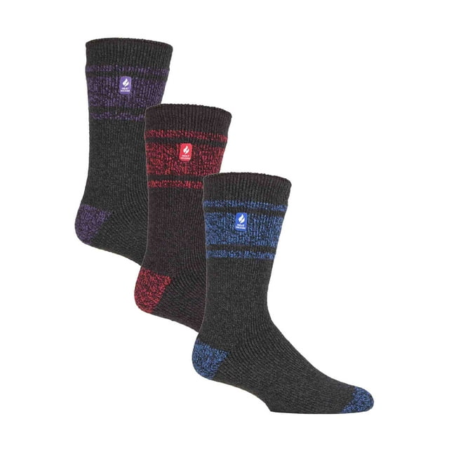 Heat Holders - 3 Pack Multipack Mens Insulated Thermal Socks for Winter