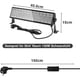 thumbnail image 3 of Tubo de luz ultravioleta de 100 W, barra de 104 LED, lámpara de luz negra con cable de alimentación de 1,5 m, enchufe e interruptor, aluminio., 3 of 5