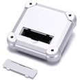 thumbnail image 3 of HUGFEGWE 360° Rotating Turntable Display Stand Double Used Solar or AAA Battery Powered for Jewelry Spinner Watch Collection Shelf Square Black CJB91-100717, 3 of 5