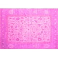 thumbnail image 1 of Ahgly Company Indoor Rectangle Persian Pink Traditional Area Rugs, 7' x 10', 1 of 4