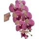 thumbnail image 4 of Flores Artificiales de phalaenopsis, 6 Piezas de Flores de orquídea Artificiales para decoración del hogar (Morada), 4 of 4
