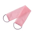 thumbnail image 3 of Paño exfoliante corporal para limpieza profunda con asas de malla densa para baño Rosa, 3 of 8