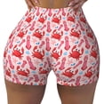 thumbnail image 2 of Sikiie Crabs Starfish Workout Shorts Women Scrunch Butt Gym Shorts Seamless High Waist Tummy Control Yoga Biker Athletic Shorts-XX-Large, 2 of 8