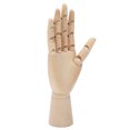 thumbnail image 2 of Wooden Hand Rotation Joint Professional Hand Model Various Shapes Wooden Mannequin Hand for Sketching Cartoon Decorate Right Hand, 2 of 14