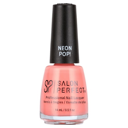 Salon Perfect Nail Polish, Orange, Flamingo Flair 509, 0.5 fl oz