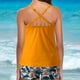 thumbnail image 5 of Conjunto de tankini con tiras en la espalda con estampado conservador para mujer Trajes de baño de dos piezas Traje de baño Fridja nalpqowj60608, 5 of 9
