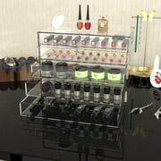 Acrylic Jewelry Display Box Makeup Cosmetic Organizer SPHP
