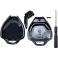 thumbnail image 2 of Cutting Not Required - Replacement Keyless Entry Remote Control 4 Buttons Key Fob Case Fits For Toyota Camry Avalon, 2 of 5