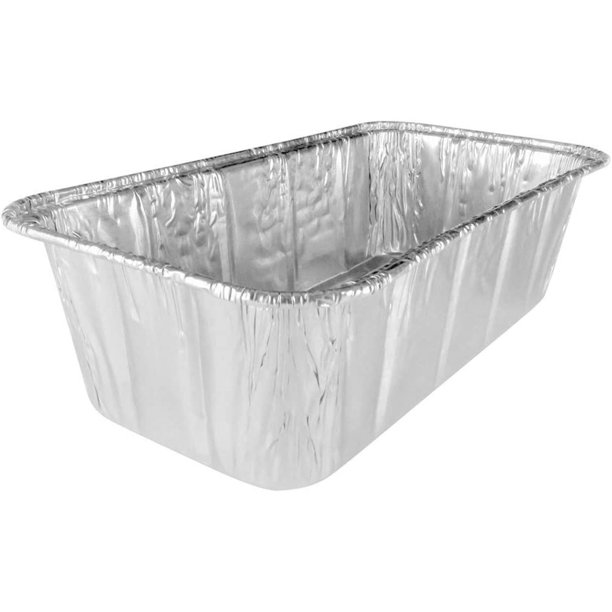 Disposable Aluminum Loaf Pans (50, 2 Pound Loaf)
