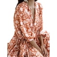 thumbnail image 5 of Coduop Summer Dresses for Women Boho Maxi Dress Ruffle Floral Flowy Beach Sundress, 5 of 9