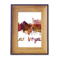 thumbnail image 1 of Las Vegas Estados Unidos Ciudad acuarela Marco de imagen marco de escritorio, 1 of 4