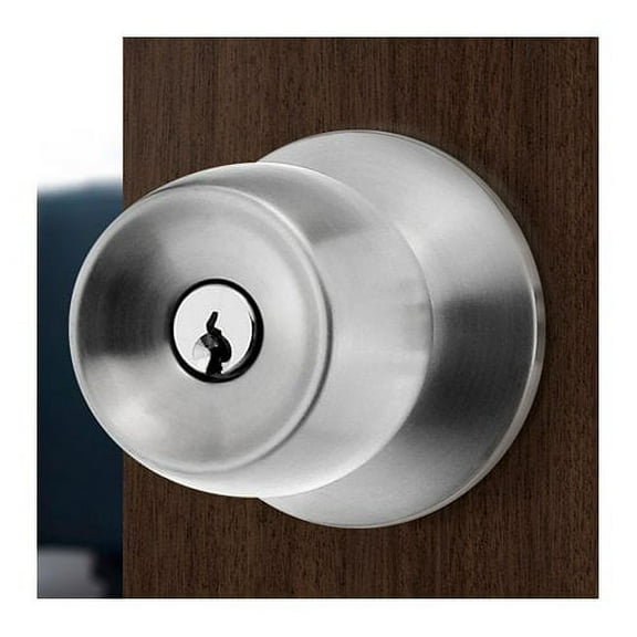 Toledo Malaga Stainless Steel Entrance Knobset, 6.57 In