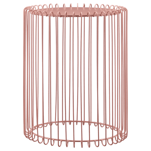 Bouclair Pink Wire Side Table