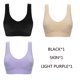 thumbnail image 1 of Sujetador sin costuras con almohadillas Sujetadores de talla grande para mujer Sujetador deportivo de algodón para dormir Bralette activo para mujer Sujetador con relleno Tan Jianjun unisex, 1 of 2