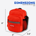 thumbnail image 3 of J World Crux Crossbody Sling Pack, Warm Red, 3 of 6