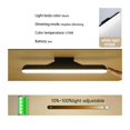 thumbnail image 2 of LED Makeup Lamp Light USB Eye Protection Rechargeable Portable Hanging Magnetic Lamp Touch Switch Light Selfie Light ,Easy to Use, 2 of 8