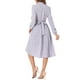 thumbnail image 3 of INSPIRAR CHIC Vestido Floral de Mujer de Manga Larga con Escote en V, Plisado, Flowy, Vestido Midi de Verano S Púrpura, 3 of 5