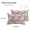 Pink, variant on Light Pink Spring Floral Outdoor Pillow Covers 20x12 Inch Lumbar Pillow Covers Set of 2 Waterproof Decorative Throw Pillow Cases Vintage Summer Botanical Cushion Covers for Patio Furniture Garden