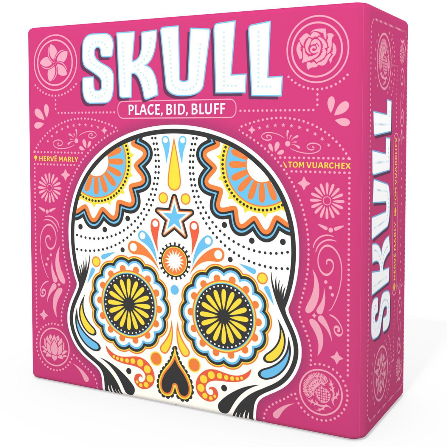 Asmodee - Space Cowboys - Skull - Board Game for Adults & Children from 10 years - Bluff Game & Risk Taking - For Parties with Friends - 3 to 6 Players - 30 min - English and French