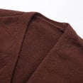 thumbnail image 4 of ShomPort Cardigans for Womens Open Front Elastic Ribbed Cuff Long Sleeve Solid Color Knitwear Casual Going Out Dressy Comfort Sweaters, 4 of 8