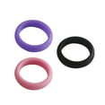 thumbnail image 2 of 3pcs Silicone Rings Active Gym Fashion Rings for Women(Size 7), 2 of 8