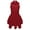 Burgundy, variant on Kids Girls Sequins Figure Ice Skating Dress Gymnastics Leotard Ballet Dance Dress,Size 6-16 Royal Blue 10