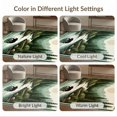 thumbnail image 7 of ODIKA 6'x9' Ultra-Soft Area Rug, Fishing Cabin Riverside Wildlife Motif Forest Border Print Motifs None Washable, Bare feet friendly, Silk-Touch for Guest Room, Bedroom, 7 of 7
