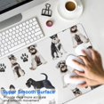thumbnail image 4 of Long Mouse Pads for Desk,Schnauzer Dogs Desk Mats on Top Of Desks, Desk Mouse Pad Extra Large with 3mm Non-Slip Base and Stitched Edge for Gaming,Office,Work,Home 35.4"x15.7", 4 of 6