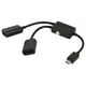 thumbnail image 2 of 2X Micro-USB Cable de Host, Micro-USB Macho A 2X Tipo A Doble USB Hembra Adaptador Otg Hub Convertidor para Android Tableta Pc Y TeléFono Inteligente Negro, 2 of 5