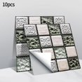 thumbnail image 1 of Dreamhall 10Pcs Glitter Self-Adhesive Kitchen Wall Tiles Bathroom Mosaic Sticker Peel & Stick, 1 of 5