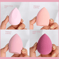 thumbnail image 2 of Huevos de maquillaje de belleza que no comen polvos, esponja súper suave, borla para polvos, seco y húmedo, cojín de aire de doble uso, huevo de maquillaje, algodón cosmético, 2 of 5