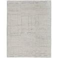 thumbnail image 6 of 4' X 6' Gray and Ivory Abstract Hand Woven Worn Faded Area Rug, 6 of 9