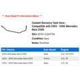 thumbnail image 2 of Coolant Recovery Tank Hose - Compatible with 2003 - 2006 Mercedes-Benz E500 2004 2005, 2 of 2