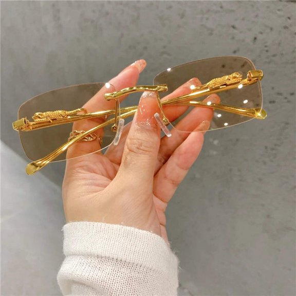 Luxury Golden Leopard Frame Sunglasses | UV400