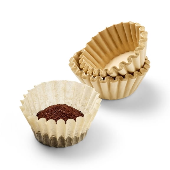 100 Count Coffee Filters, 12 Cup Regular Size Paper Filters Compatible with 8-12 Cup Drip Coffee Makers, Disposable Basket Filters for Smooth Everyday Brewing
