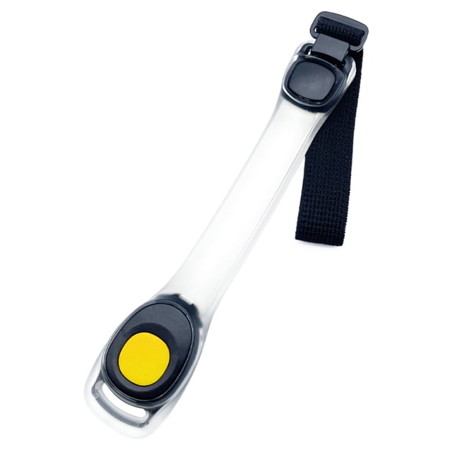CSChome Brassard Extérieur à LED Brassard Lumineux Haute Visibilité Sports Extérieurs Bande Lumineuse Réglable pour Marche de Nuit Course Équitation