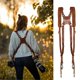 thumbnail image 5 of Shoulder camera strap for DV digital SLR camera brown, 5 of 5