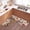 Mushroom, variant on Sunflower Kitchen Rugs Sets of 2, Kitchen Mats for Floor, Washable Non Slip Rubber Backing Kitchen Mats for Kitchen, Sink & Laundry, Sunflower Kitchen Decor, 17"x30" 17"x47"