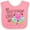 Pink and White, variant on Inktastic My Great Grandma Loves Me Cute Dragonfly Boys or Girls Baby Bib