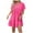 Red, variant on Pimfylm Summer Dresses for Women 2025 Casual Cute Square Neck Puff Short Sleeve Dress with Pockets Red, M